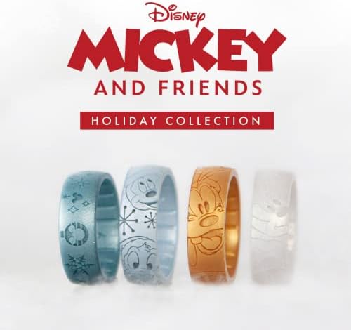 ENSO RINGS DISNEY Holiday Collection - Design confortável e flexível - Mickey Mouse and Friends