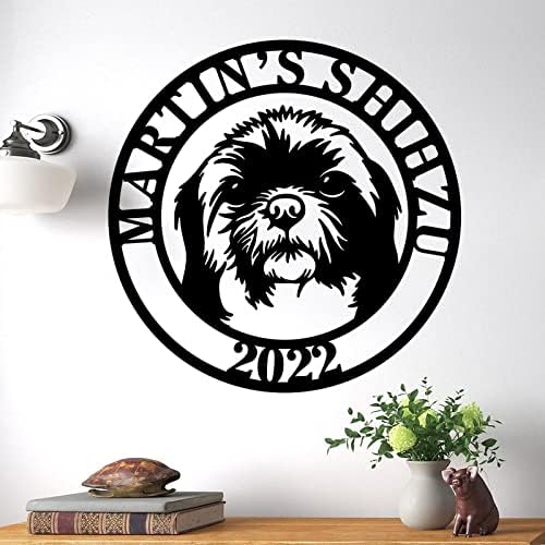 Belga Malinois Metal Wall Art Personalizou Metal Sign Or amante de animais Sign Modern Wall Decor para quarto da sala, Presentes