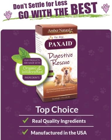 Amber Naturalz - PAXAID - Resgate digestivo - para Dogz - 1 onça