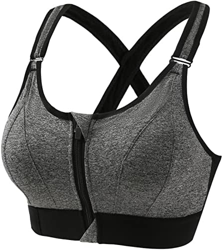 Front Front Sports Bra Wirefree Free Médio Impacto Impacto ioga Bras Ginásse Excorrer Tampo Tampo Tops Tops de Fitness