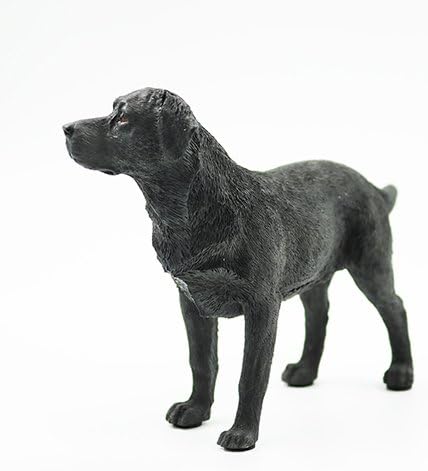 Artgenius Black Labrador Dog Figure Pequeno, Standing
