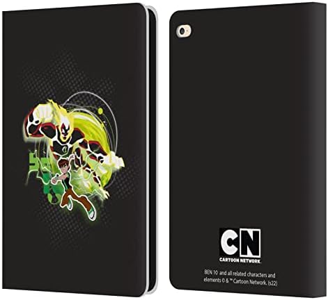 Projetos de capa principal Licenciados oficialmente Ben 10: Omniverse HeatBlast Graphics Leather Book Carteira Capa compatível com Apple iPad Air 2