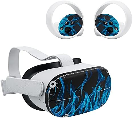 Adesivos wigearss pele para Oculus Quest 2 VR fone de ouvido e controlador, adesivos de pele de decalques para Oculus Quest 2