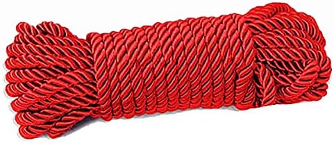 Cordas de seda macia Cordas torcidas trançadas, 10m duráveis ​​e fortes todos os objetivos cordões de corda de corda de corda de corda de corda