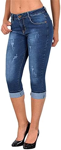 Cantura apertada Flanging Lápis de bezerro de calça alta calça jeans Button Solid Zipper calça de jeans mais tamanhos de tamanho feminino