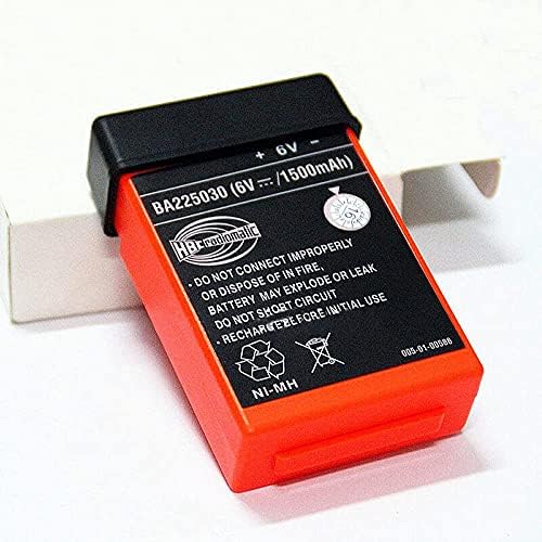 WELLVEUS BA225030 6V 1500MAH NI-MH BATERIA RECUHARGELHA PARA HBC BOMBO BOMBO TROCAÇÃO REMOTO CRANO FUB 05AA BATERIA