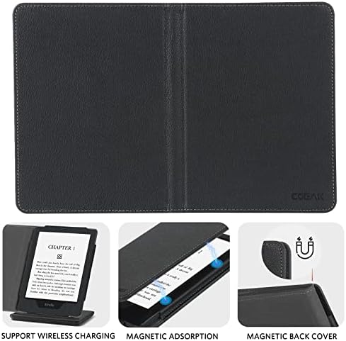 Cobertão Cobak para Kindle Paperwhite - Toda a capa de couro PU com recurso de esteira de sono automático para o Kindle Paperwhite