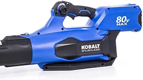 Kobalts 140 mph 80-volts 80V 630-CFM LITHIUM ION BURADO BURADO sem fio soprador de folhas elétricas