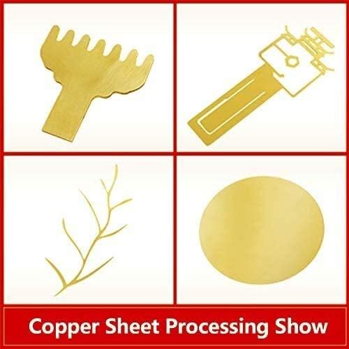 Havefun metal de cobre folha de cobre rolo de folha de cobre em vários tamanhos placa fina de latão pode ser usada com placa