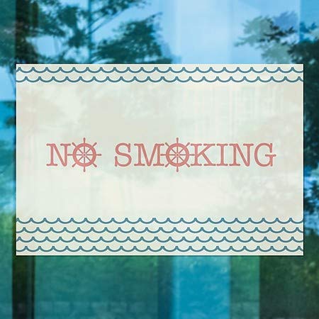CGSignLab | Janela não fumando -ondanáutica se apega | 18 x12