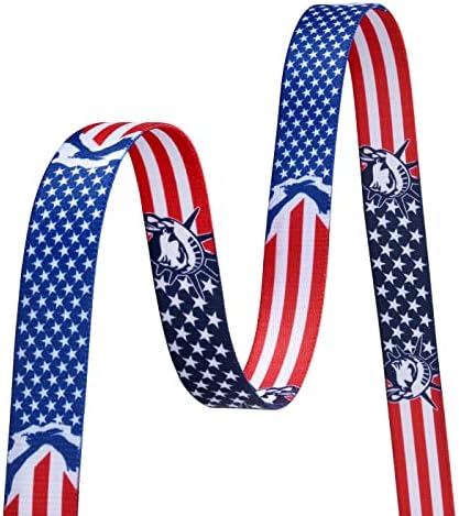 HQYDDMI American Flag Dog Collar - Patriótico 5 de julho Collar para cães - colares com temas para o Dia da Independência - para