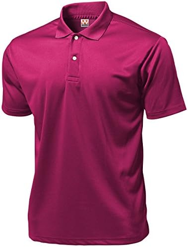 Wundou Men's Sports Dry Light Polo-Shirts P335? S? Brightpink