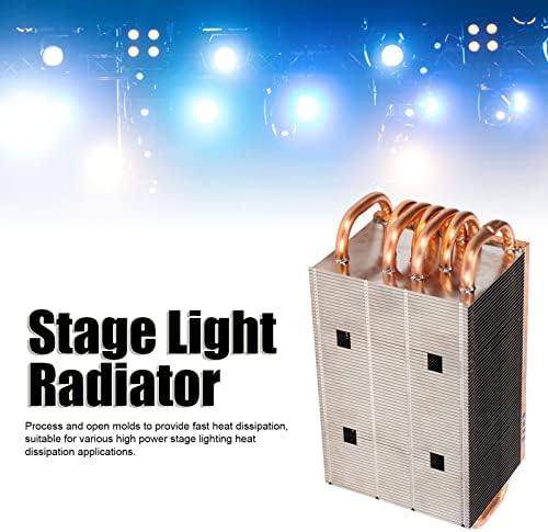 Dissipação de calor grande de alumínio, radiador de luz LED Dissipação de calor ao vivo, radiador de 800w Radiador de alta eficiência Base de cobre Alumínio dissipador para lâmpada de estágio grande de energia