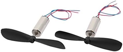 Aexit DC 3V Equipamento elétrico 20000rpm 7x16mm Motor W helicóptero CCW CW Hélice para quadcopter 1Pair