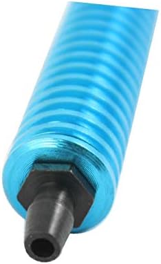 X-DREE 2MM DIA BLUE METAL METAL TAND GAS DE ESPAÇÃO DO ARRO DE ESCOLO TUBO DE REFRIDADE 52MM PARA RC NITRO MOTOR CARRO (Tubo de