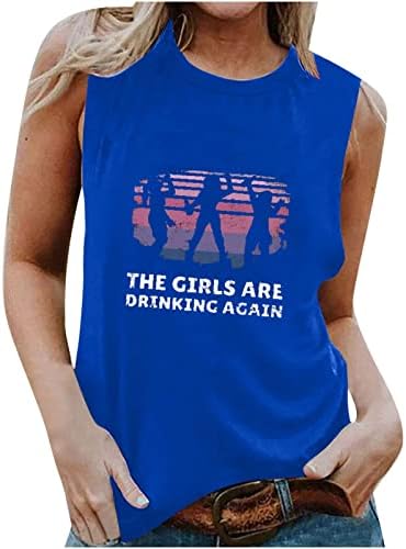Colete de meninas Summer Summer outono sem mangas 2023 Crewneck v pescoço de algodão gráfico solto blusa de colete