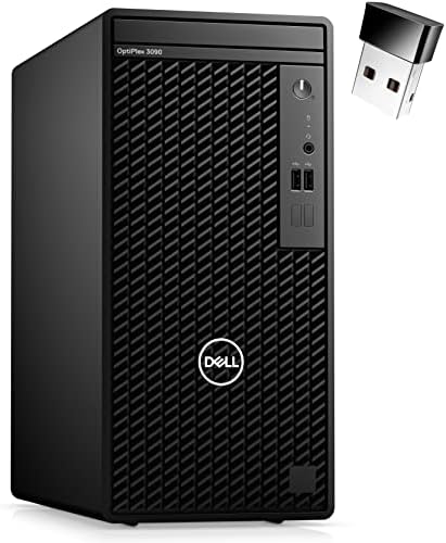 Dell Optiplex 3090 Tower Business Desktop Computer, Intel Hexa-Core i5-10500 até 4,2 GHz, 16 GB DDR4 RAM, 512 GB PCIE SSD,