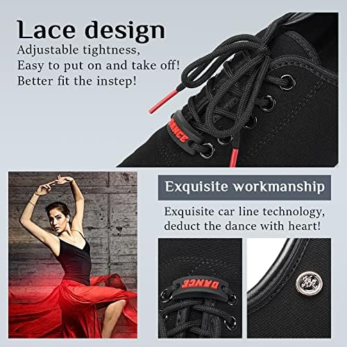 Ykxlm Women Women Latin Ballroom Shoes Pratique Salsa Moderna de Ensino Desempenho Sapatos de Dança