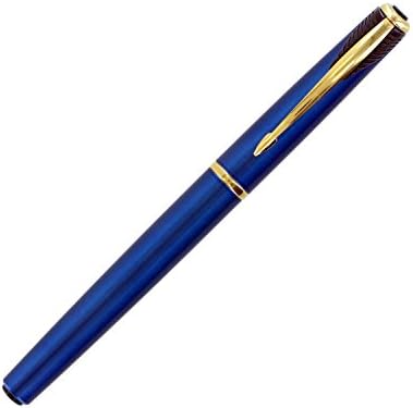 Inflexão Parker Pen do rolo azul GT, tinta preta, ponto médio