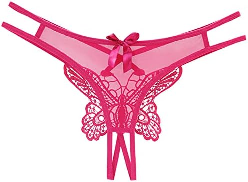Calcinha feminina feminina feminina feminina baixa cintura rastreada malha bordada bordada borderfly g-strings para mulheres