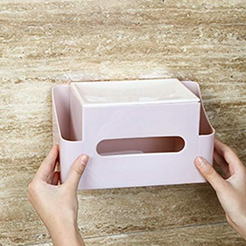 Caixa de tecido simples do Zldxdp, caixa de lenços de papel doméstico, caixa de armazenamento de lenços de papel, rack de papel, tamanho 23 * 13 * 17cm