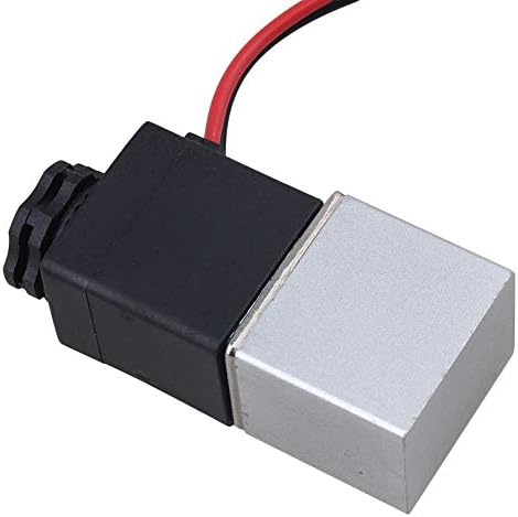 MXFANS 2 ALOLO DE ALUMA DE ALUMA VALE PLÁSTICA SOLEMÁTICO SOLENOID AIR VALE IP65 DC12V Normalmente aberto G1/8