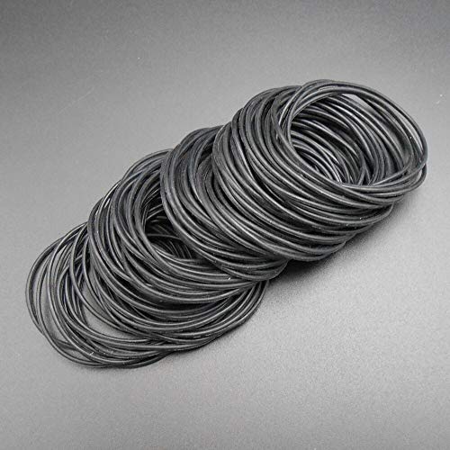 1000pcs/lot belts silicone borracha acionamento de borracha de sílica cinto de cinto de cinto MODELO MOTOR DIY 1,5 mm x 45mm preto