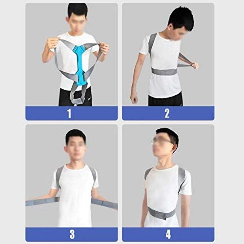 N/A Ajustável Corrector de postura do ombro Corretor de coreso traseiro Brace Back Belt Support Corretor reto para crianças
