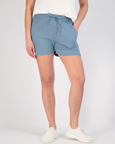 Real Essentials 3 pacote: shorts esportivos para mulheres - shorts casuais com bolsos