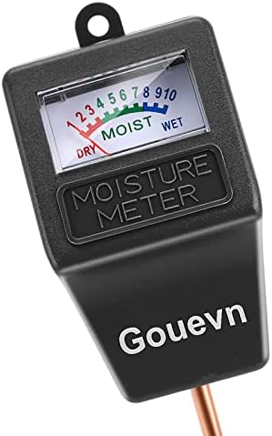 Medidor de umidade do solo GOUEVN, medidor de umidade da planta interno e externo, higrômetro Sensor de umidade Testador de solo