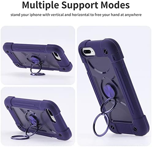 Markill Compatível com iPhone SE3/iPhone SE2, iPhone 6/6s, iPhone7/iPhone8 Case 4,7 polegadas com suporte de anel, capa