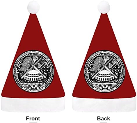 Emblema nacional do samoa americano chapéus de natal a granel Hats chapéu de natal para férias