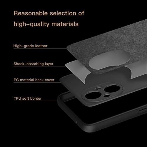 Binceen Compatível para o caso OnePlus Nord N20 5G, capa macia de couro premium 2022