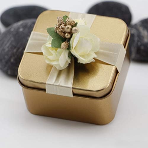 Abofan Wedding Favor Boxes Candy Metal Favor Boxes Gift Shape Caixas Doces de Chocolate Para Casamento Dia dos Namorados Dia dos