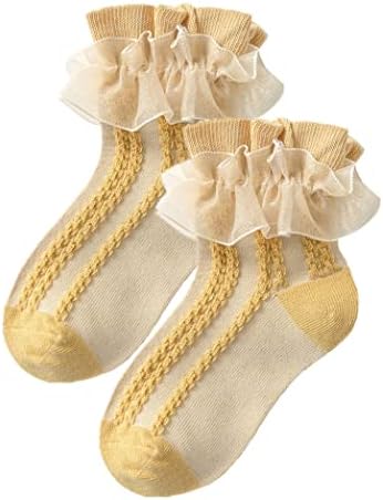 Toptim Big Little Girls 'Dress Socks Princess Teens Dance Sock Lolita Tornozelo Sock 1-16y