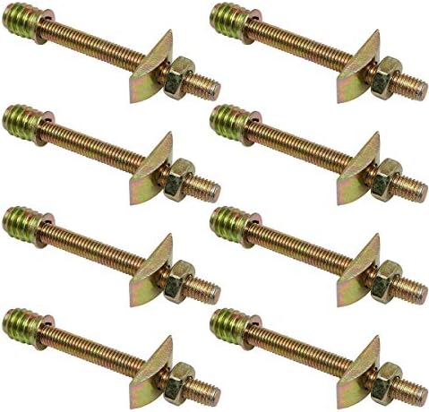 Taodan 8pcs Furros de metal de quatro em one conectando conector de haste de encadeamento de encaixe com meia-lua