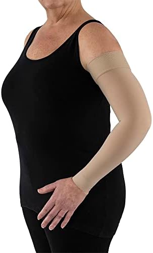 Jobst Bella Lite Arm Sleeve com Banda de Dot Silicone 20-30 mmhg bege