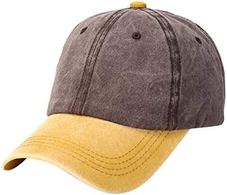 Cap de beisebol lavado vintage Solid Color Summer Summer Lightweight Hating Hat Salping Ajusta Corrente de Montanha