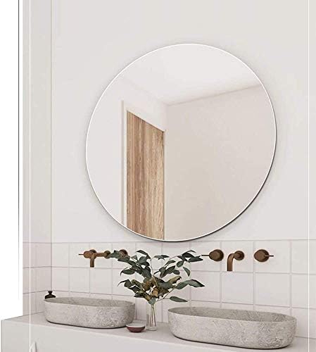 Lysldh redonda banheiro banheiro banheiro montado banheiro de parede 50 * 50/60 * 60/70 * 70cm Maquiagem de parede