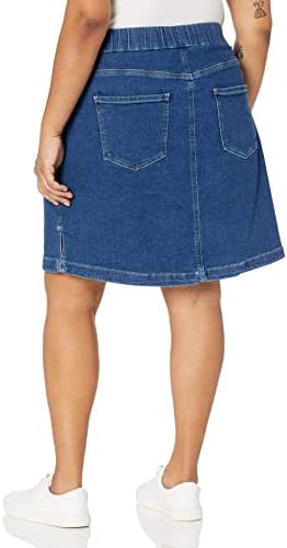 Jag Jeans Women's Plus Size On the Go Mid Rise Skort