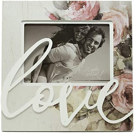 Revive as expressões decorativas amor 5x7 quadro floral de madeira