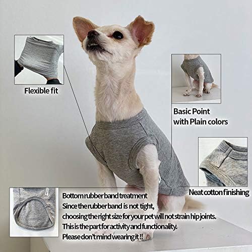 Lucky Petter Dog Dog tanque com tanques de algodão camisetas para cães camisetas sem mangas com mangas de cachorro de cachorro