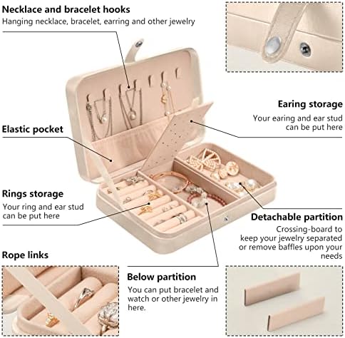 Bebê fofo panda bambu caixa pequena caixa de jóias PU Couro Organizador de Jóias de Viagem Mini Jóias para Noiva