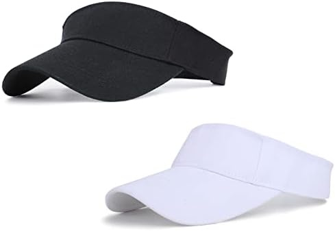 Sport Sun Visor Hats for Mulher Men - Capas de tênis de beisebol e de beisebol e de beisebol ajustáveis, executando chapéus de tênis