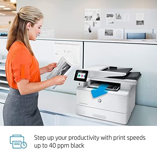 HP LaserJet Pro MFP M428FDW Impressora a laser sem fio monocromática monocromática, impressão e cópia e scan & fax, auto-duplex,