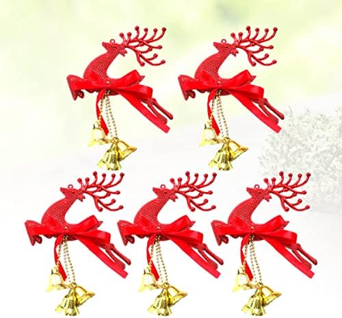 ABOOFAN 15 PCS Figura da árvore, pingente de escultura Decoração decoração de Natal decorativa, com presente de Natal