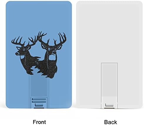 Black Deer USB Memory Stick Business Flash-Drives Cartão de crédito Cartão bancário forma