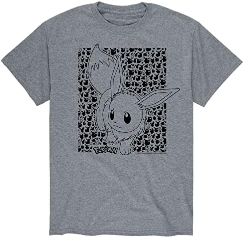 Vestuário híbrido - Pokémon - Tenho que pegar todos eles - camiseta gráfica de manga curta masculina