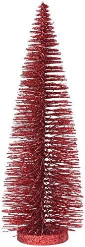 Departamento 56 Basics de Natal Blitter Tree Fture, 13,7 polegadas, vermelho