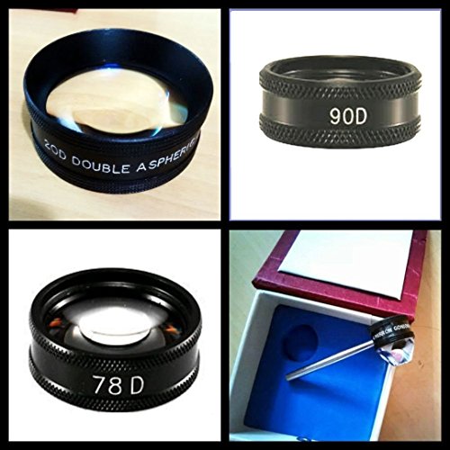 4 Gonioscópio de espelho e 90d 20d 78D Lens asféricos Definir melhor qualidade item original da marca BEXCO DHL Frete acelerado.